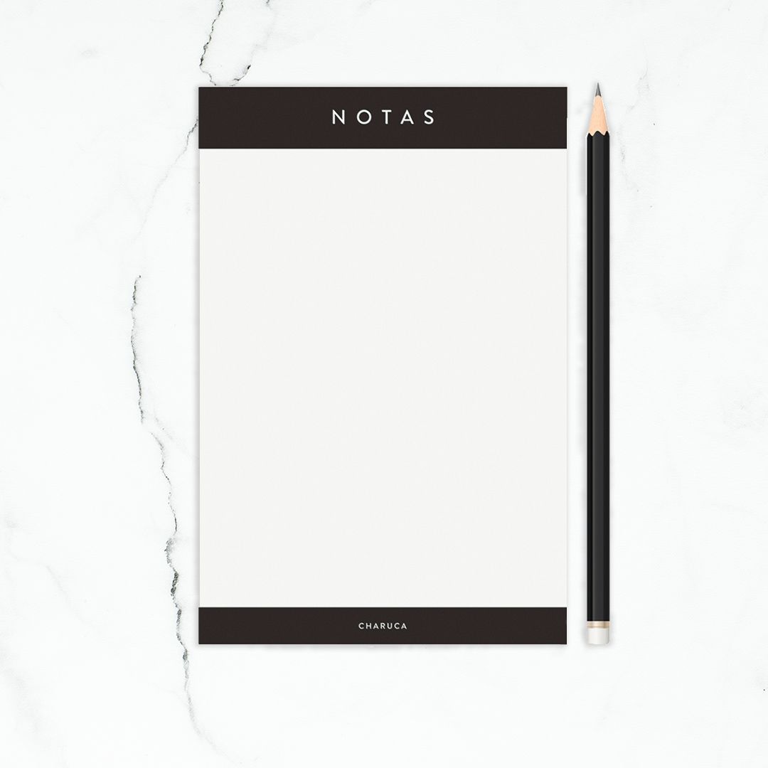 Bloc de notas minimalista