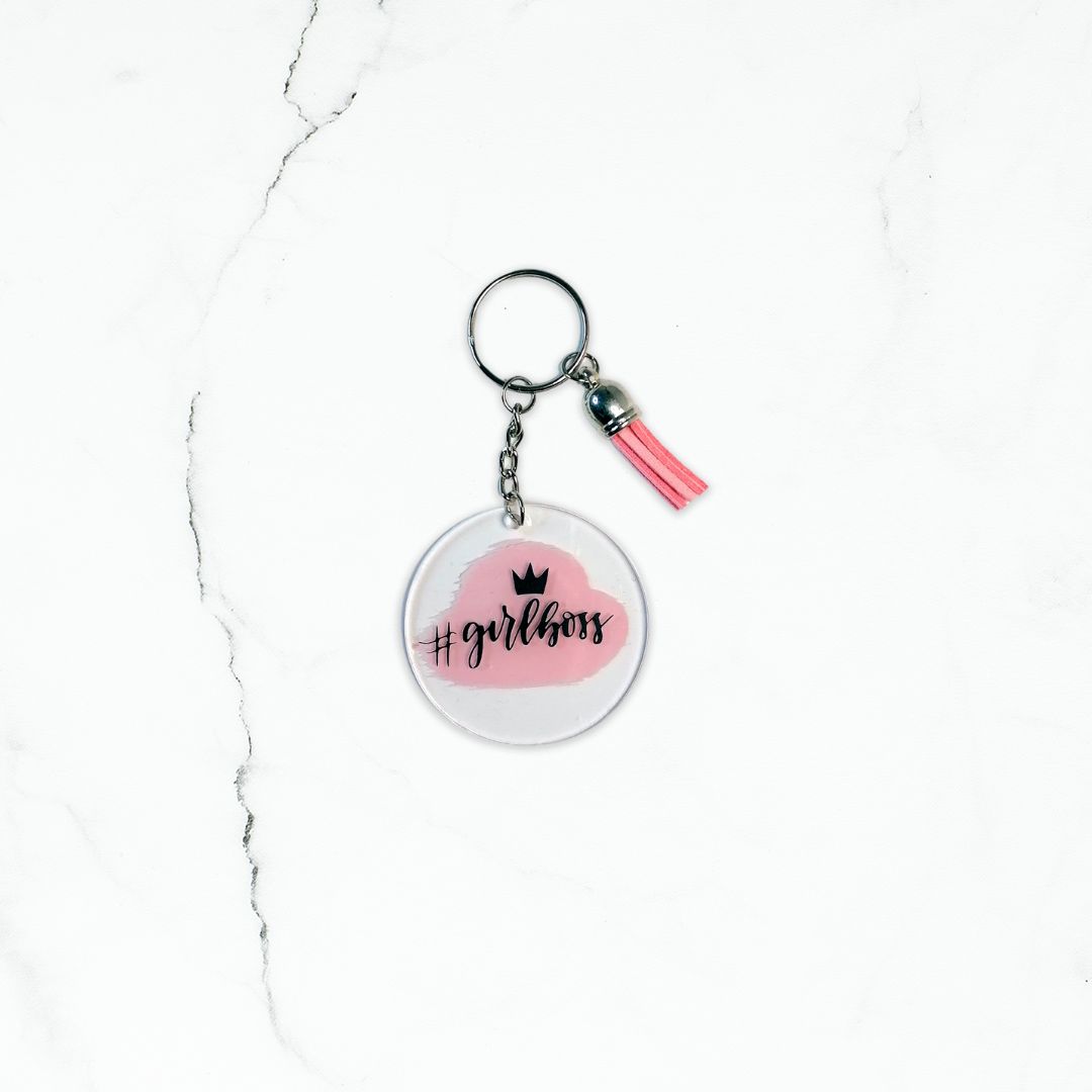 Llavero-Girl-Boss-Rosa Llavero Girl Boss Rosa