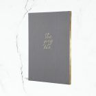 Libreta con cantos dorados
