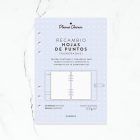 Recambio hojas de puntos A5 planner