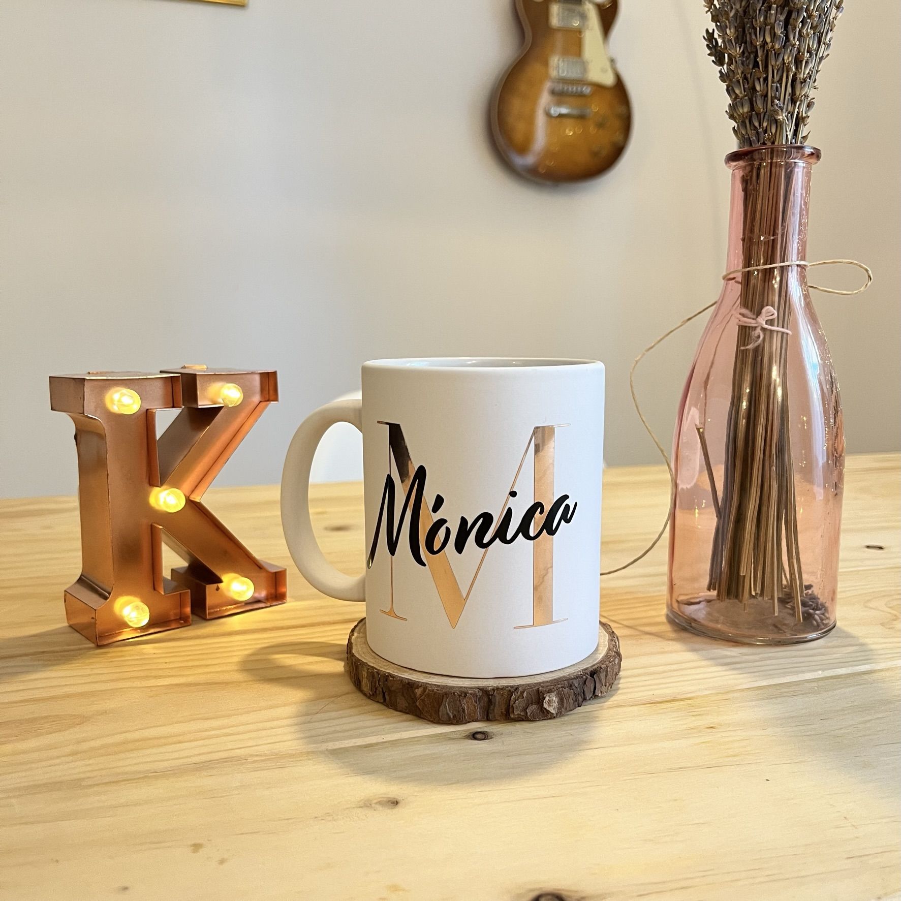 Taza Blanca Personalizada Nombre (1)