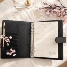 Agenda Anillas Negra A5 insertos planner